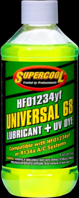 POE68 전기차 하이브리드 1234yf 134a 호환 UV 자동차 에어컨 냉매오일 237ml, 1개