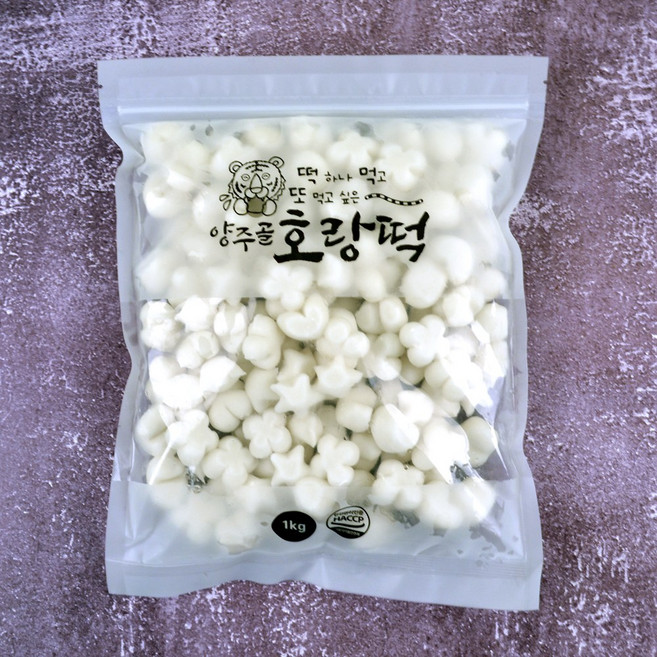우리쌀 모양 떡볶이떡 별 하트 크로버 1kg 5봉 대량묶음, 단품, 단품