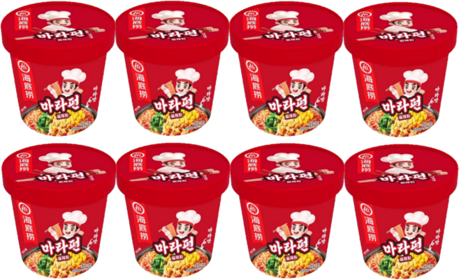 하이디라오 마라펀 큰컵, 8개