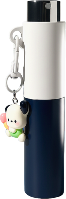 NICE9 휴대용 키링 향수공병 10ml 소분용기, 1개, 블랙