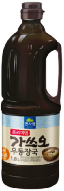 면사랑 프리미엄 가쓰오 우동장국1.8L 오뎅국물 육수 국수 찌개 만능 다시, 1.8L, 1개