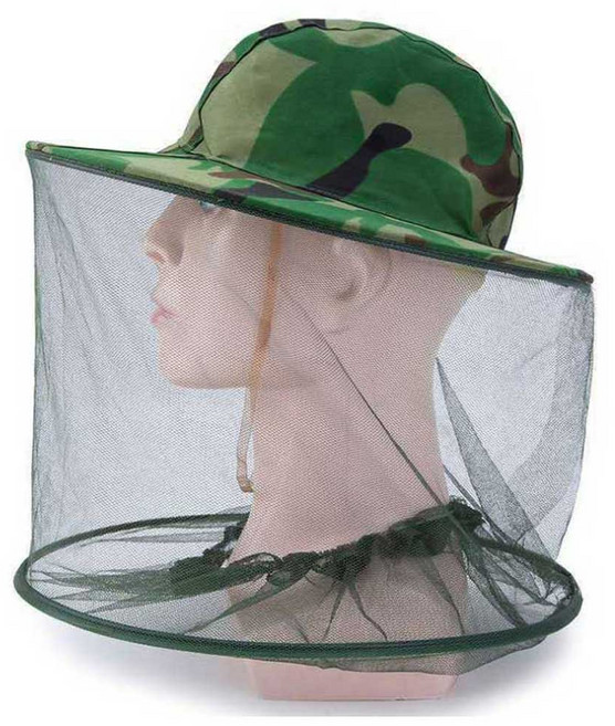 밀리터리 모자 얼굴 방충망 양봉 해충 방지 벌초 벌레망, 1type 2개