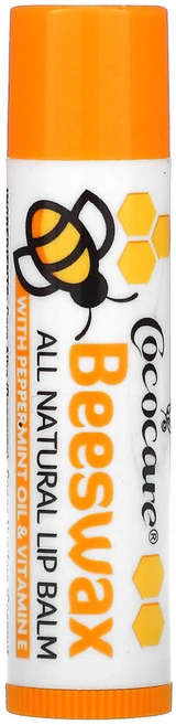 Cococare 비즈왁스 100% 천연 립밤 4.2g(0.15oz) 3팩, 1개 - 쿠팡