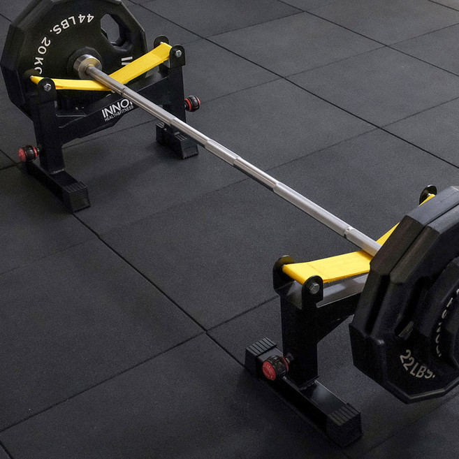 INNOI 슬링데드랙 데드리프트랙 거치대 슬링랙 슬링렉 바벨받침대 DE-RA09, 옐로우