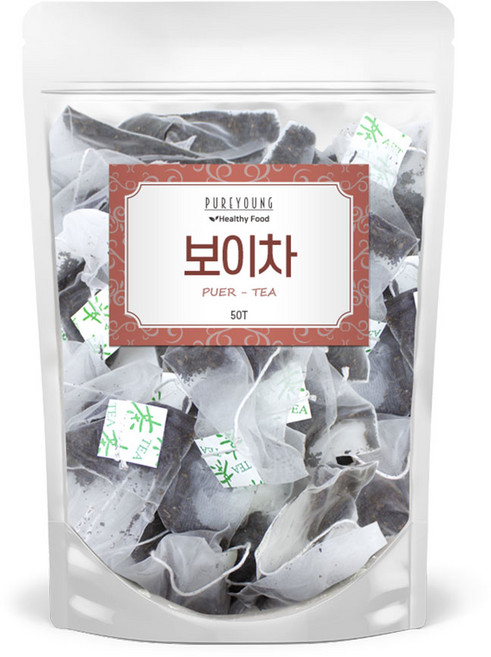 퓨어영운남성 보이차 삼각티백 50EA, 보이차삼각티백50EA, 1개, 50개입