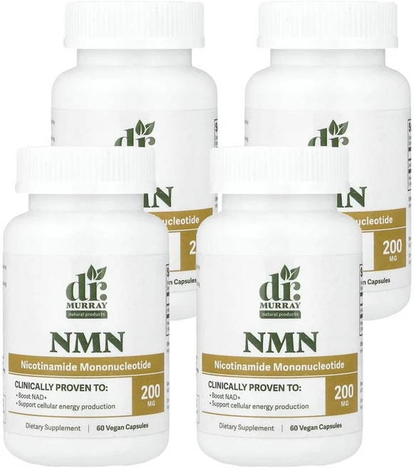 닥터 머레이 NMN 200 mg Dr. Murray's NMN 60정, 4개 - 쿠팡