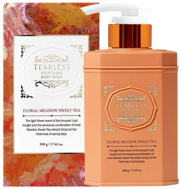티블레스 퍼퓸 바디워시 스위트티 플로럴향, 500g, 5개