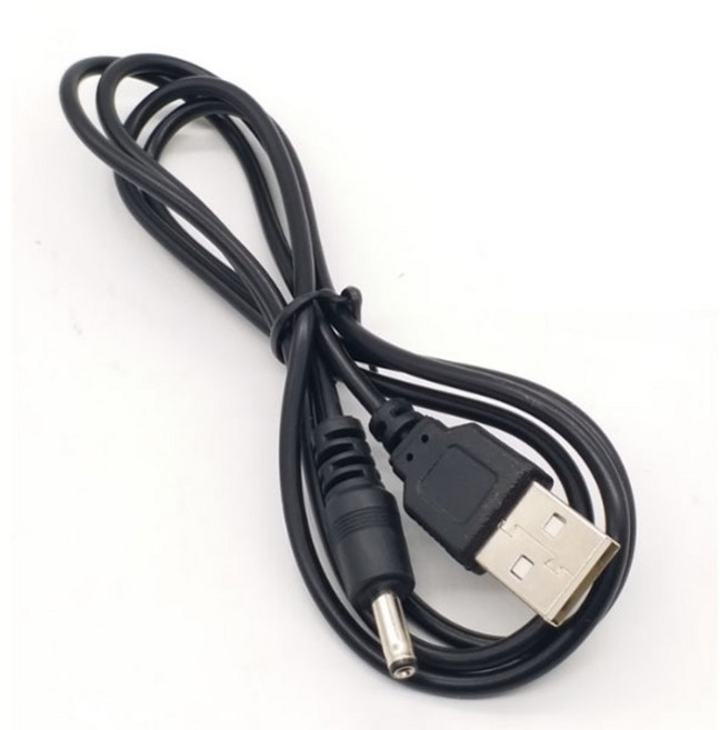 티놀지 USB전원 충전케이블 USB to 외경 DC3.5mm - 내경 1.35mm 케이블 1M, 1개