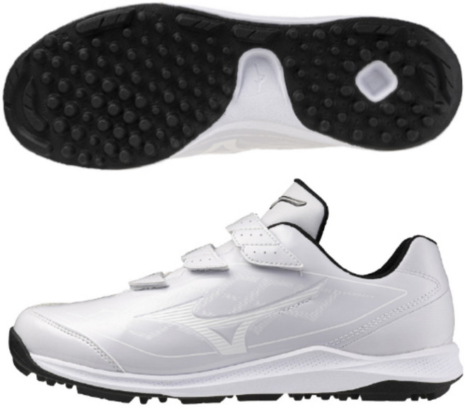 MIZUNO 미즈노 쿠션에보 인조잔디 야구화 252501 화이트