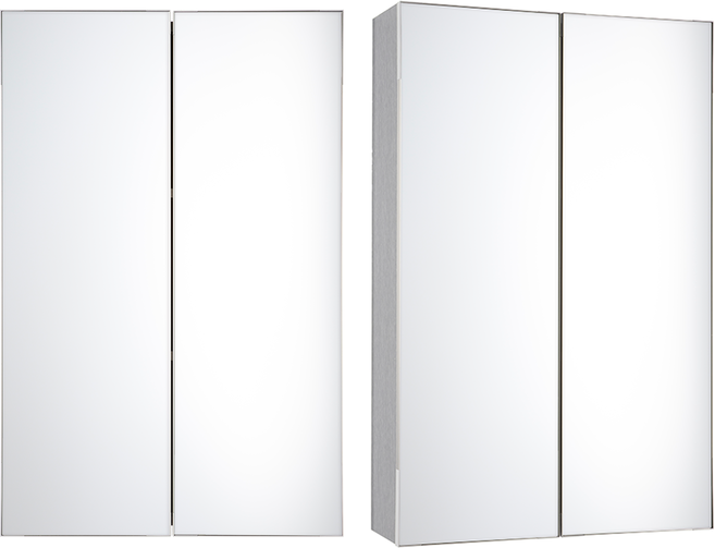 샘바스 누드장 (1~3일 이내 출고) 전면거울 욕실장 여닫이 이쁜 인테리어 수납 화장실 주문제작가능, 내츄럴, W500xH800, 1개