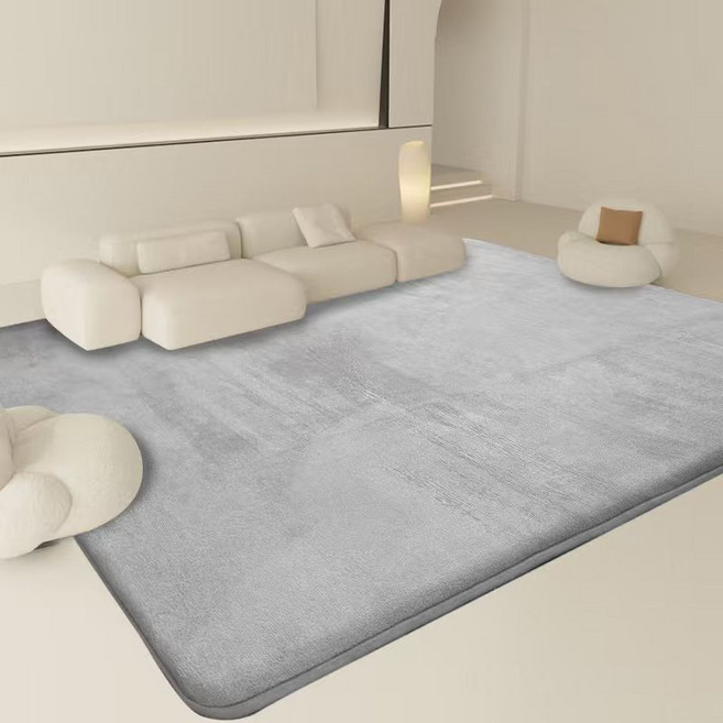 코지드림 메모리폼 양면 생활방수 러그 사계절 단모 거실 카페트