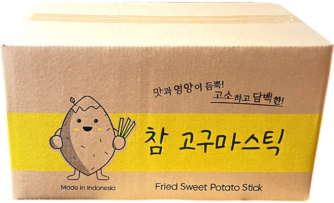 웰링스 고구마스틱 2.5kg 업소용 대용량 벌크 과자 주전부리 휴게소 간식 술안주, 1개