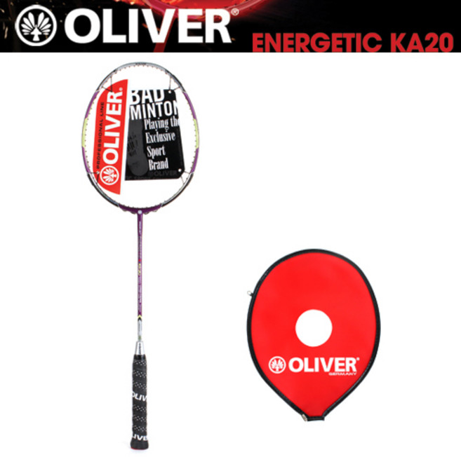 올리버 ENERGETIC KA20 올라운드 배드민턴 카본라켓, 1개
