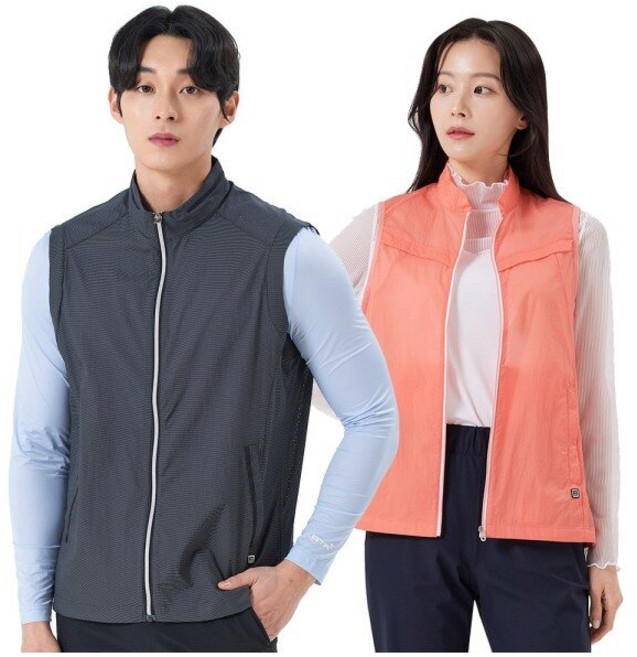 비티알 비티알 BTR 남여 골프 여름 경량 조끼 4종