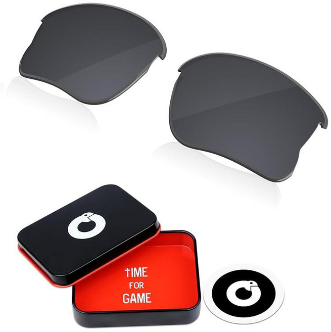OWORK 오클리 플랙 재킷 63mm 선글라스용 1.8MM 폴리카보네이트 교체 렌즈 - 그레이 포토크로믹 적용 307394
