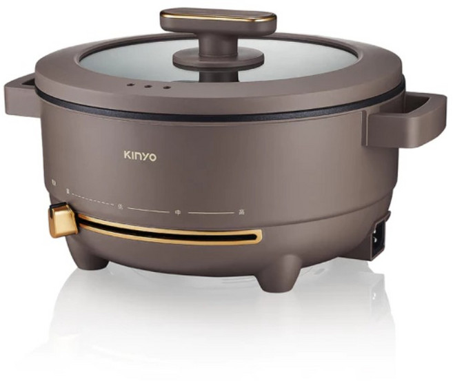KINYO 4L 多功能電煮鍋 26cm大口徑 三段火力調節, BP-077