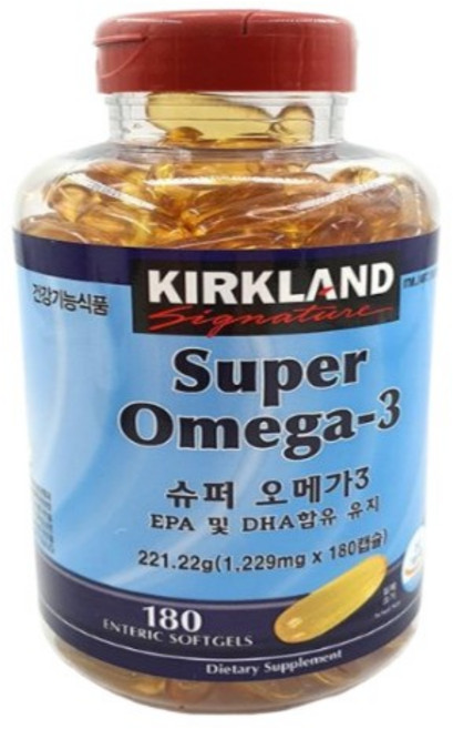 코스트코 커클랜드 슈퍼오메가 3 알티지 오메가 180캡슐 EPA DHA 함유, 1개
