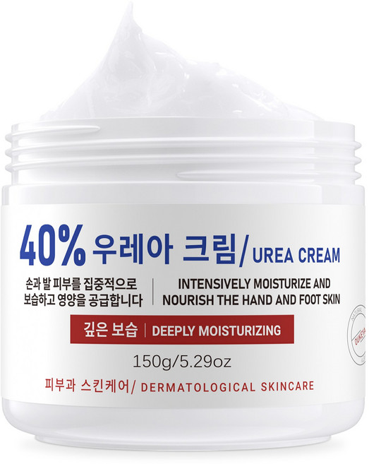 OUKEYA 풋크림으로 발의 갈라짐과 각질제거, 150g, 1개입, 1개