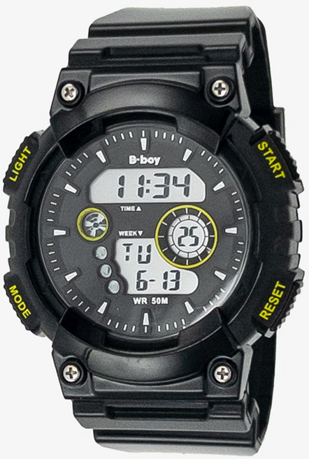 석와치스 B BOY 군용 전자 패션 레트로 빈티지 아날로그 방수 손목 시계 BY1012
