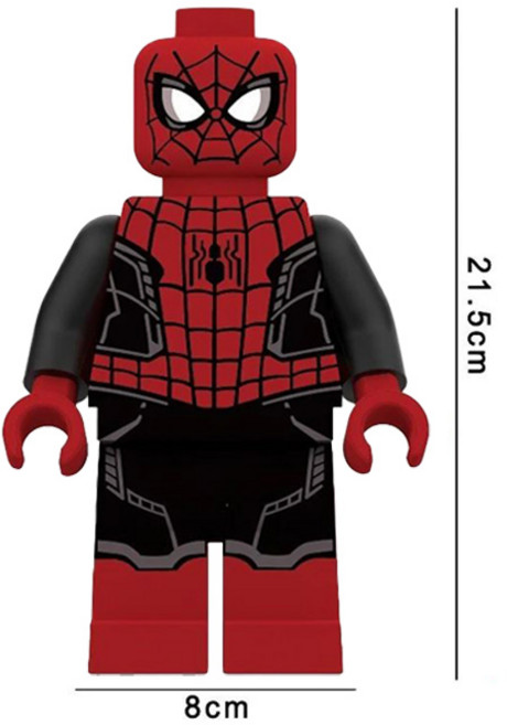 빅사이즈 대형 스파이더맨 브릭피규어 5종 취미/수집/장식/컬렉션용 커스텀 블록피겨, 03. 메가스파이더맨 C, 1개