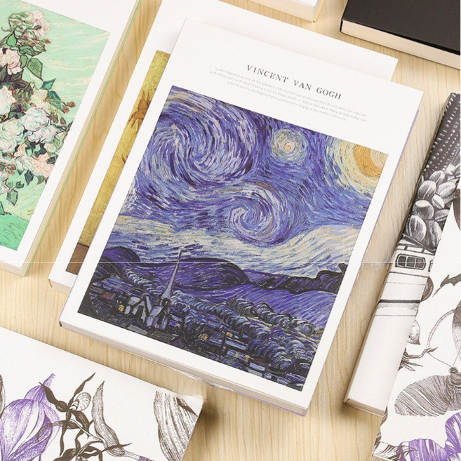 보스케 반고흐 드로잉북 120매, 별이 빛나는 밤에, A5
