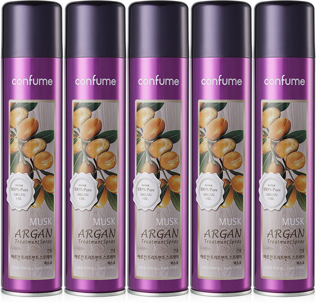 과일나라 컨퓸 아르간 머스크 트리트먼트 헤어 스프레이 300ml, 5개