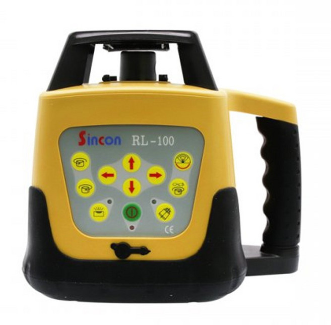 [SINCON] RED빔 최대직경1000M 충전식배터리 회전 레이저레벨기 RL100, 1개, RL-100