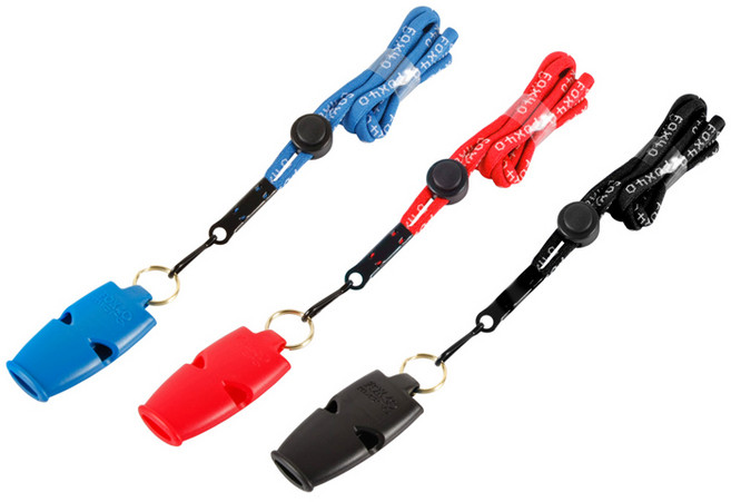 마이크로 폭스호각 휘슬 줄포함 XH263 스타 호루라기 심판용품, 핑크