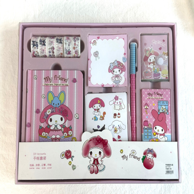 문구보따리 산리오 다이어리 꾸미기 생일선물 시나모롤 마이멜로디 쿠로미, 마이멜로디A.