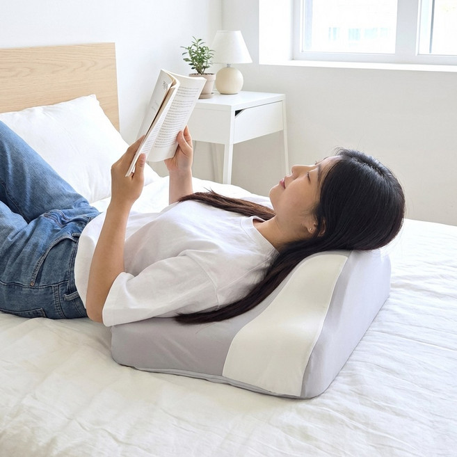 벨라솜 다기능 엎드려 베개, 본품(그레이), 1개