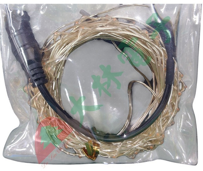 大林電子 防水銀絲燈 DC12V 10公尺 戶外裝飾燈, 藍色, 1個