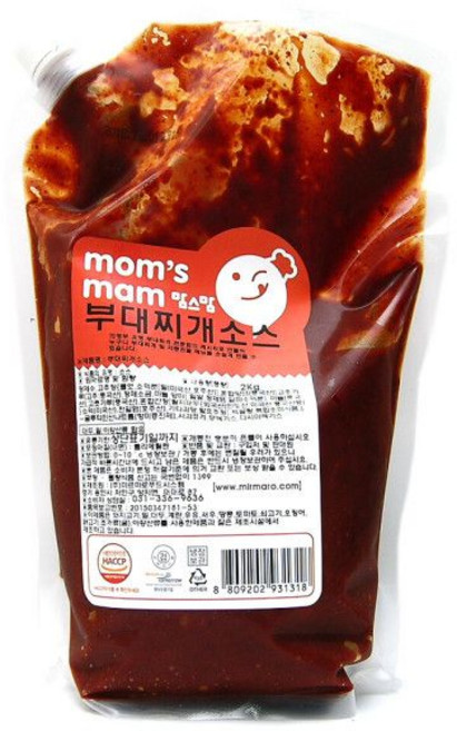 부대찌개소스 2Kg 대용량 냉장 맘스맘, 1개