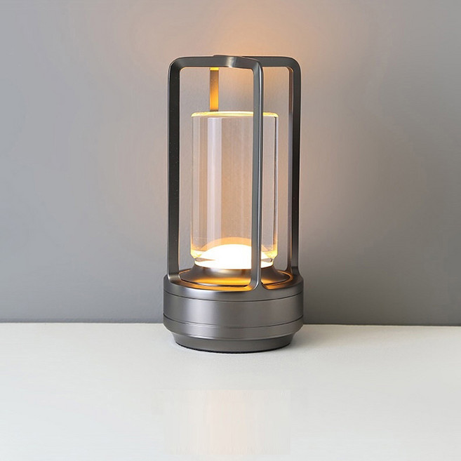 감성 충만 충전식 LED 조명 무드등 침실등 터치 램프, 무드등 블랙