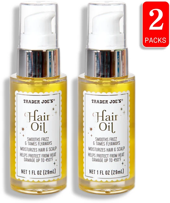 Trader Joe's 트레이더조 헤어 오일 헤어 & 두피 케어 29ml, 2개 - 쿠팡