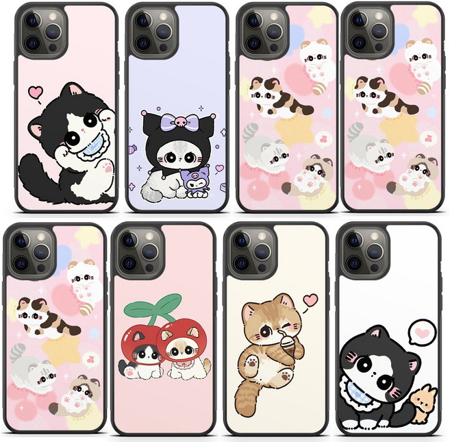 귀여운 고양이 케이스 AT-M150 M130 포켓몬폰2 포켓몬폰3 잼폰2 잼폰3 시나모롤폰