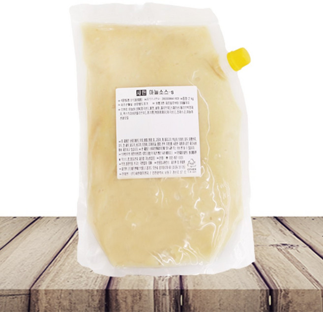 새한 족발마늘소스-S 2kg [한국물]족발 보쌈 치킨마늘소스, 1개