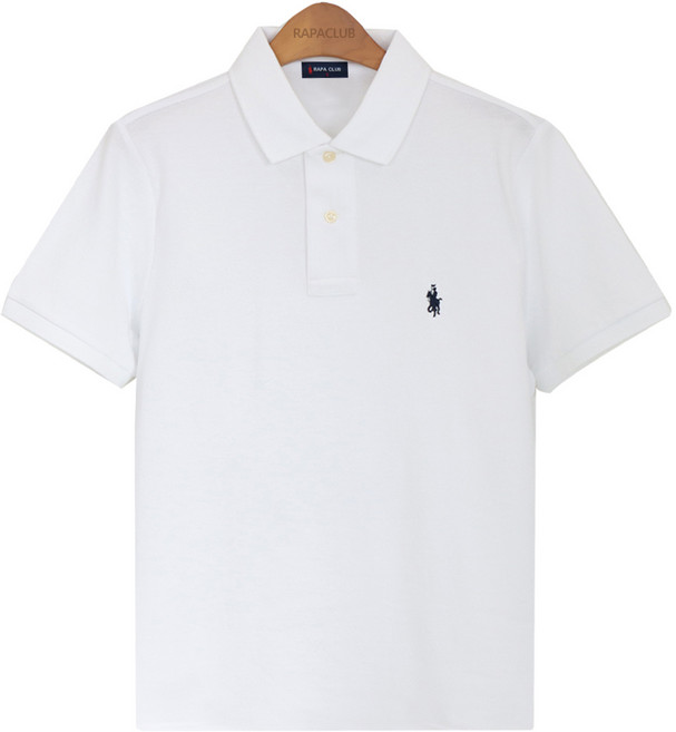 라파클럽 남녀공용 피케 반팔 카라 셔츠 티셔츠