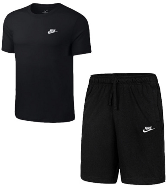 나이키 반팔티 세트 AR4997-013SET 블랙