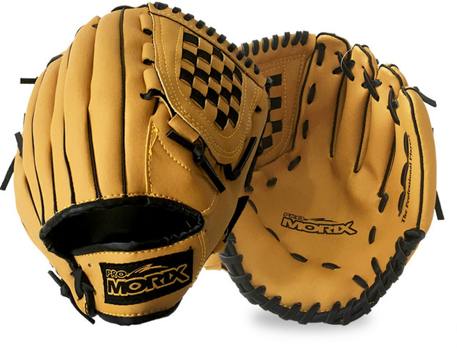 프로모릭스 야구글러브 9 / 10.5 /11.5 /12.5 우투 좌투 어린이 유소년 성인, 브라운 우투 11.5인치, 1개