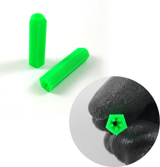 나일론 플라스틱 앙카 동공 앵커 팽창 스크류 나사 피스 석고보드 콘크리트 벽앙카 칼블럭 칼부럭, B, 1개