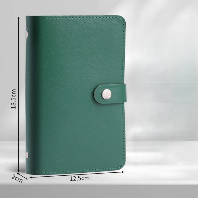 용돈 보관 현금바인더 다이어리 저축 지폐 수납 챌린지, 1개, 그린