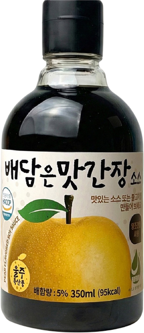 비비푸드 배담은 배 맛간장 소스 350ml, 1개