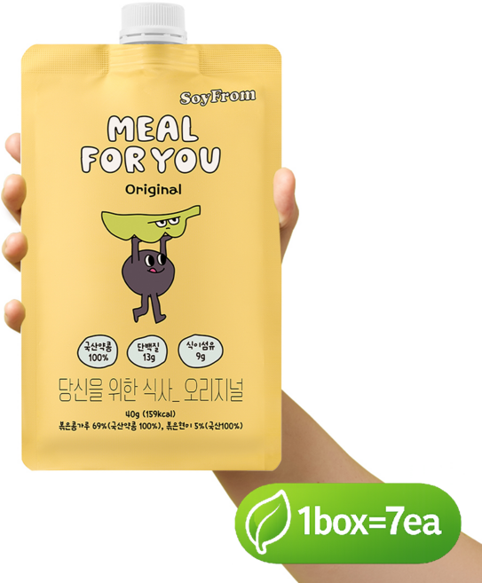 소이프롬 밀포유 오리지널 15곡 식사대용 선식 단백질 쉐이크, 280g, 1박스