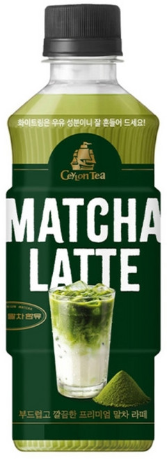 롯데 실론티 말차라떼, 18개, 340ml