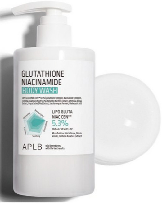 APLB 穀胱甘肽菸鹼醯胺沐浴乳, 1個, 300ml