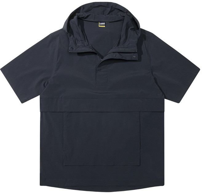 어바웃스탠다드 액티브 아노락 반팔 후드 바람막이 자켓