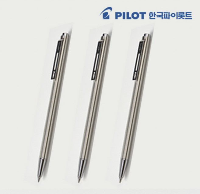 파이롯트 버디 미니 볼펜 세트, 1개, 0.7mm 흑색 3개 세트