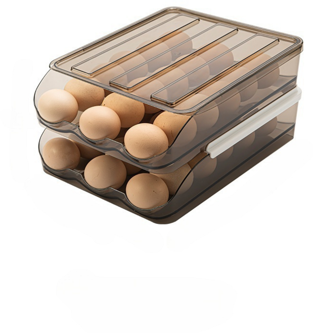 준성유통 냉장고 계란 정리함 보관함 3종 트레이 3열 다용도 다규격 호환, 1개