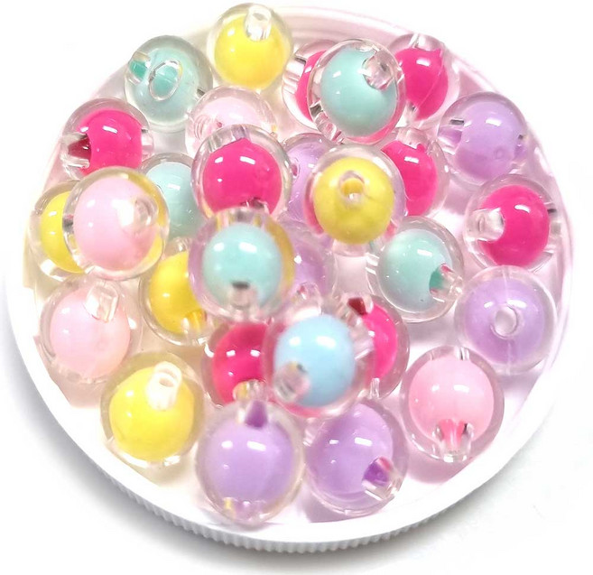 Bead 비즈팔찌재료 8mm 구슬 200알+우레탄줄 한세트 구슬선택, 풍선볼, 1개