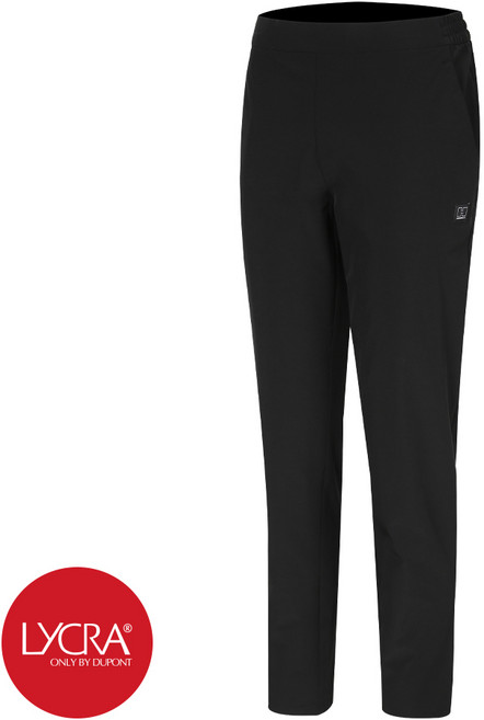 험머 여성 H4 스포츠 아웃도어 라이크라 우븐 9부 팬츠 블랙